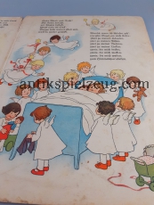 Kinderbuchalt antik um 1920 - 1940 Hardcover Pappseiten Geschichte URALT Rarität