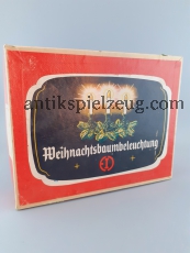 Weihnachtsbaumbeleuchtung Christbaumbeleuchtung Beleuchtung Baumschmuck alt rar