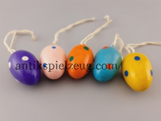 Ostereier Holz Ostern Fest Frühling bunte Eier Deko zum hängen DDR alt