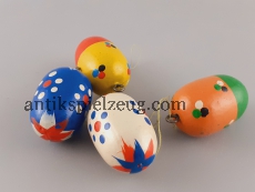 Ostereier Holz Ostern Fest Frühling bunte Eier Deko zum hängen DDR alt