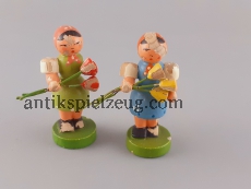 Blumenkinder Erzgebirge DDR alt antik sammeln Konvolut DEKO Holz 50er-70er Jahre