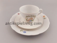 Puppengeschirr Kindergeschirr Kahla DDR Geschirr Puppe alt antik Porzellan Glasur