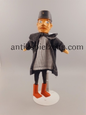Handpuppe Holzkopf neuwertig Spielzeug Puppe Puppentheater Gesellschaftsspiel