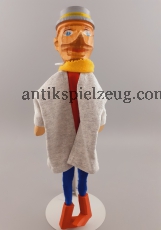 Handpuppe Holzkopf neuwertig Spielzeug Puppe Puppentheater Gesellschaftsspiel