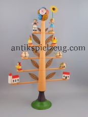 Maibaum Ostern Frühling Erzgebirge Gahlenz BLANK Blumenkind Holz Handarbeit RAR