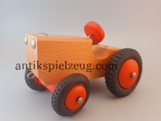 Traktor DDR Holz Spielzeug alt Fahrzeug Bauernhof ohne Anhänger und OVP
