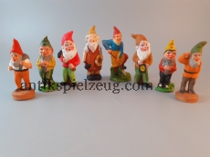 Erzgebirge Zwerge aus Masse alt antik Weihnachten Bergwerk Krippe Advent