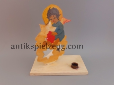 ANTIKE Flachfigur Weihnachten Advent Holz Erzgebirge Handarbeit alt rar