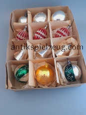 ALT selten Christbaumschmuck Kugeln Tropfen Glöckchen Weihnacht Advent Lauscha