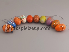 Ostereier Holz Ostern Fest Frühling bunte Eier Deko zum hängen DDR alt