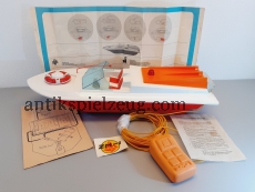 DDR Rennboot pneumatisch 65cm Länge Spielzeug Beschreibung Sonneberg VEB SELTEN