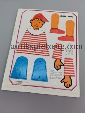 BURATTINO Hampelmann Bastelbogen OVP NEU Erzgebirge VEB DDR Spielzeug