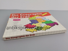 DDR Legespiel Puzzle Die Geographie der Erde - DDR Spielzeug Selten sammeln