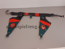 DDR VEB Cowboy & Indianer Pistolenholster -gürtel Fasching Spielzeug alt