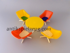 Vero Rülke Cocktail Sessel Stuhl Drehstuhl Drehsessel Puppenstube Haus Spielzeug