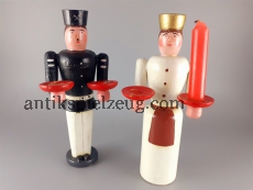 Engel Bergmann alt Erzgebirge Volkskunst Kerze Schürze Flügel Weihnachten Krippe