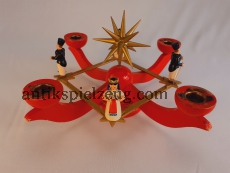 Erzgebirge Lichterbogen Advent Kranz Bergmann Engel Stern Albin Preißler alt