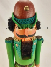 Nussknacker Erzgebirge Seiffen antik alt Spielzeug Holz 37cm groß Volkskunst RAR