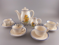 Puppengeschirr Milchkännchen Spielzeug Geschirr Puppe alt antik Bär Honigbär Ton