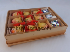 Christbaumschmuck Kugeln MIX Weihnachten Advent im Karton RARITÄT