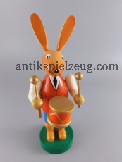 Osterhase Holz Ostern Fest Frühling bunte Eier Deko Spielzeug Feiertage Vintage