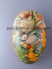 Candy Container Fülltier Box Ostern Nest Osterei Ei Easter RAR antik antique toy