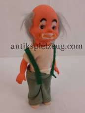 Puppe Clown alt Spielzeug Doll Toy Puppenstube Gummi DDR 1970er Jahre