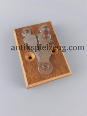 Puppenstube Schalter Holz alt antik Lichtschalter Bauernhof Beleuchtung Strom