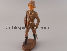Elastolin Figur Soldat Franzose mit Degen Spielzeug Original Massefigur RAR