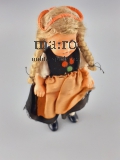 Puppe Tracht Celluloid 60/70er Jahre Schwarzwald Spielzeug Echthaar Puppenstube