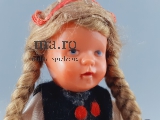 Puppe Tracht Celluloid 60/70er Jahre Schwarzwald Spielzeug Echthaar Puppenstube