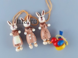 Küken Osterhasen Holz Ostern Fest Frühling Deko zum hängen DDR alt Spielzeug