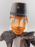 Handpuppe Holzkopf neuwertig Spielzeug Puppe Puppentheater Gesellschaftsspiel