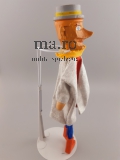 Handpuppe Holzkopf neuwertig Spielzeug Puppe Puppentheater Gesellschaftsspiel