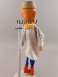 Handpuppe Holzkopf neuwertig Spielzeug Puppe Puppentheater Gesellschaftsspiel