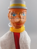 Handpuppe Holzkopf neuwertig Spielzeug Puppe Puppentheater Gesellschaftsspiel