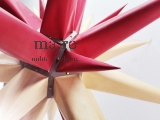 Herrnhuter Advents- und Weihnachtsstern gelb | rot XXL 90 cm Papier selten OVP