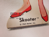 MATTEL Skooter Barbie Skippers Freundin Skooter 1965 Pappaufsteller Werbung USA