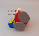 HABA Weihnachtsmann Nikolaus Advent Weihnacht DEKO Holz 8,5cm Krippe