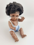 HV Hans Völk Puppe 60er Jahre mit Kleidung 37/16/71 37cm Schlafaugen