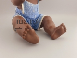 HV Hans Völk Puppe 60er Jahre mit Kleidung 37/16/71 37cm Schlafaugen
