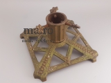 Christbaumständer antik alt Weihnacht Advent Metall Tanne Zierschrauben