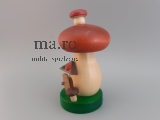 Räuchermann Pilzhaus Zwerge Weihnacht Advent Holz ECHT Erzgebirge Holz Seiffen