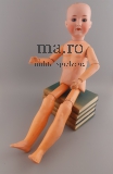 Gliederpuppe Bisquitporzellankopf 1920 Gelenk Spielzeug Sammler Vitrine Echthaar