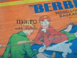 BERBIS Reuter Modellholzbaukasten Nr.3 OVP D.R.G.M. Erzgebirge Spielzeug alt1930