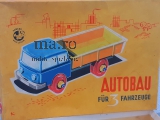 Tabarz Spielzeug Baukasten Autobau für 3 Fahrzeuge OVP alt RARITÄT