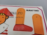 BURATTINO Hampelmann Bastelbogen OVP NEU Erzgebirge VEB DDR Spielzeug