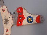 DDR VEB Cowboy & Indianer Pistolenholster -gürtel Fasching Spielzeug alt