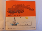 DDR Sonneberger Metallbaukasten OVP Rar Lehrspielzeug VEB Injecta Steinach/Thür.