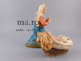 Marolin Figur Maria mit Jesus Kind Volkskunst Weihnachten Spielzeug antik RAR